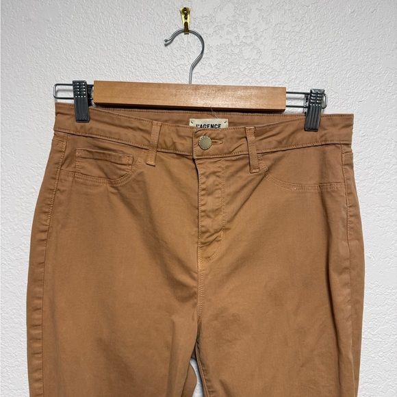 L’AGENCE Designer Margot Stretch Twill Ankle Pants 29 - Picture 4 of 10